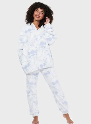 Graphic High Waist Pyjama 