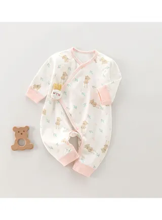 Baby Spring And Autumn Pure Cotton Bodysuit 