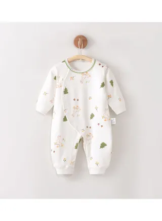 Baby Spring And Autumn Pure Cotton Bodysuit 