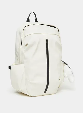 Vertical Front Pocket Backpack With Keychain