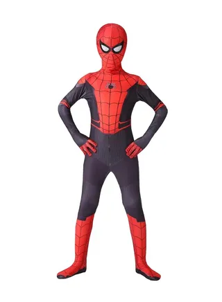 Kids Costume Spiderman Cosplay Jumpsuit 