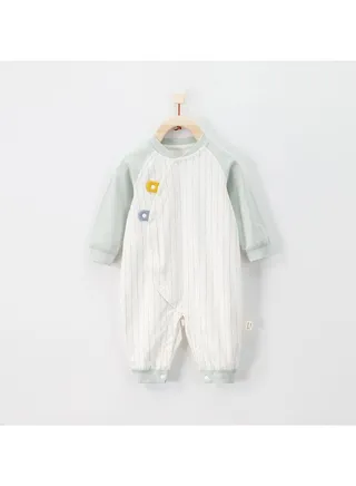 Baby Jumpsuit With Long Sleeves Cotton 