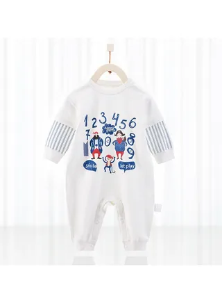 Baby Cotton Casual And Comfortable Jumpsuit 