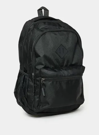 Patch Detail Mesh Pocket Backpack