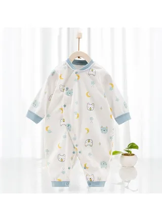 Baby  Jumpsuit With Long Sleeves Cotton 
