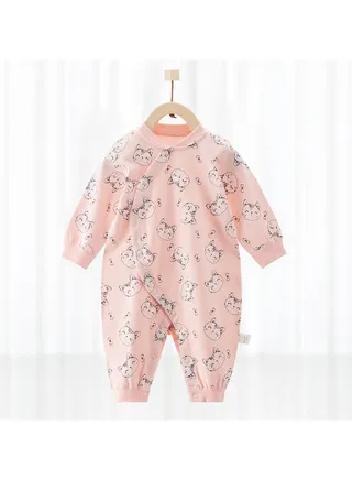 Baby Jumpsuit With Long Sleeves Cotton 