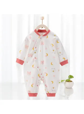 Baby Jumpsuit With Long Sleeves Cotton 