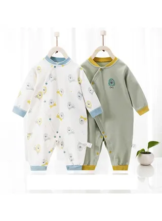 Two Jumpsuits With Long Sleeves For Babies And Toddlers 