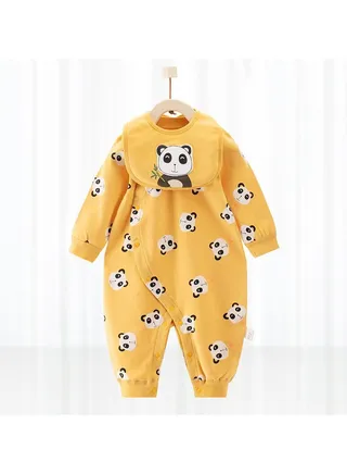 Baby  Jumpsuit With Long Sleeves Cotton 