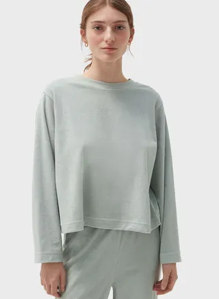 Fine Knit Pajama Top 