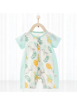 Baby Summer Cotton-thin Comfort Jumpsuit 