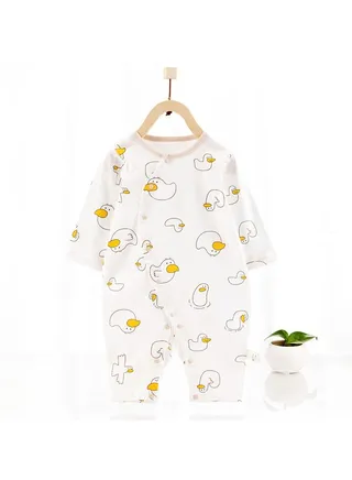 Baby Summer Cotton-thin Comfort Jumpsuit 