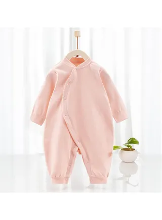 Baby Cotton Casual And Comfortable Jumpsuit 
