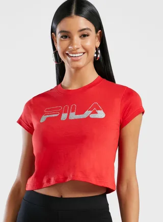 Chantal Graphic Cropped Top