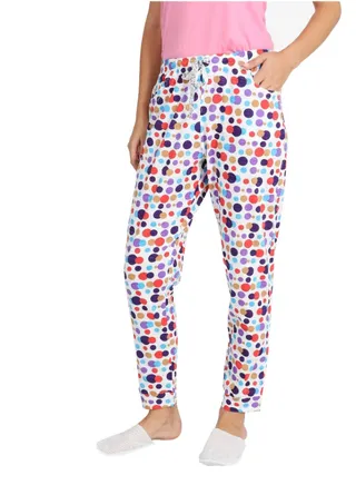 Mid-Rise Casual Pyjama Bottoms Multicolour 