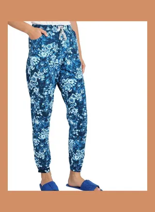 Mid-Rise Casual Pyjama Navy Blue 