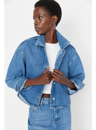 Denim Jacket - Blue - Regular fit 