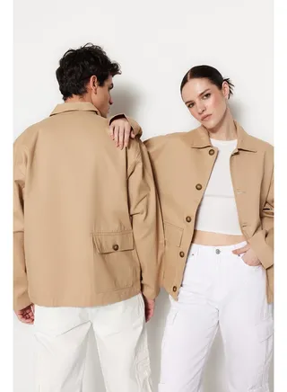 Jacket - Beige - Regular fit 