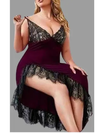 WOMEN'S MAXI SOLID DRESS 