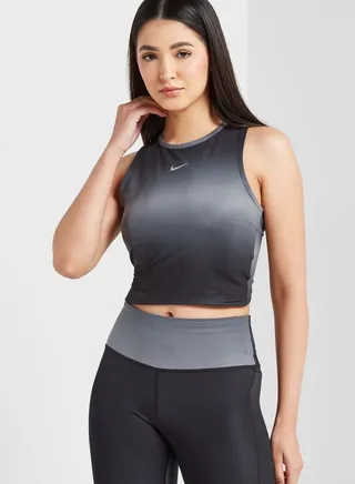Dri-Fit Swoosh Printed Cropped Top