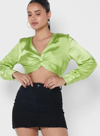 Knot Detail Crop Top 