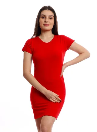 Dress Cotton Short Sleves 
