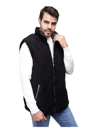 Coup Regular Fit Pump Vest For Men Color Charcoal 