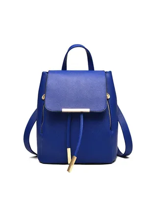 Designer Backpack Dark Blue 