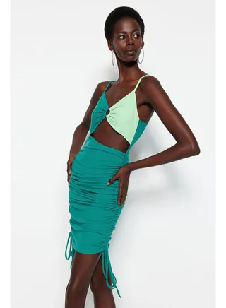 Woman Dress Green 