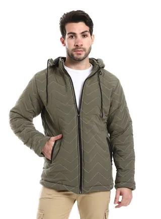 Mens Capotene Lining Jacket With Zipper 