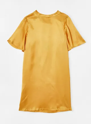 Casual Stylish Dress Gold 