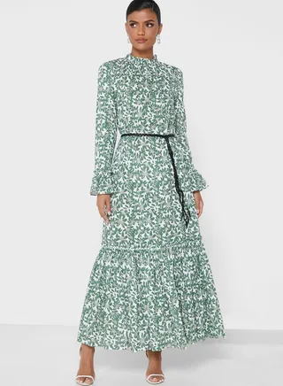 Printed Smock Dress Multicolour 