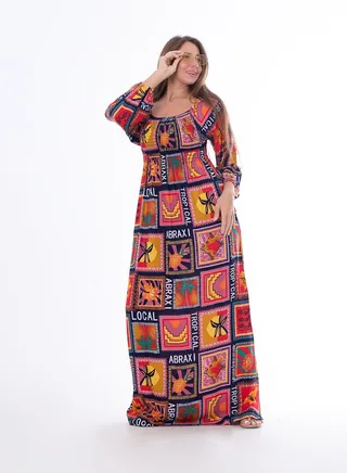 Embossed Sleeve Dress 