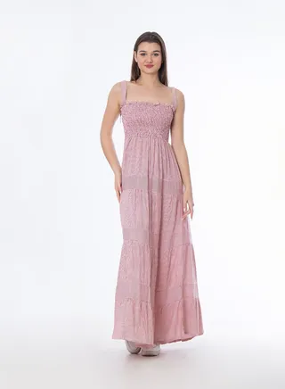 Long Striped Dress 