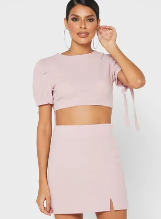 Tie Detail Crop Top 