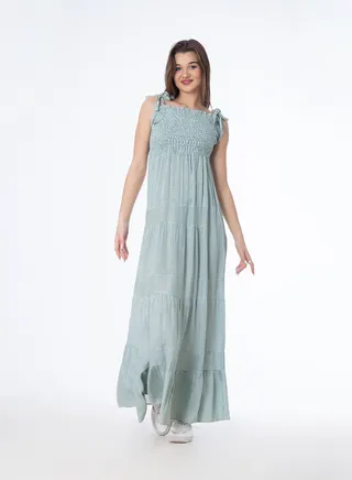 Long Striped Dress 