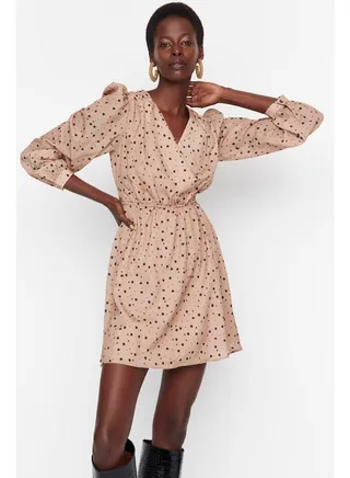 Dress - Brown - Mini 