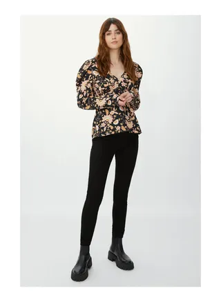 Ruffle Wrap Top 