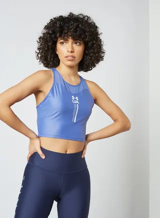 Iso Chill Crop Top Blue 