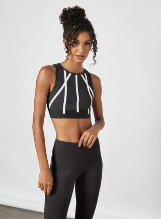 Studio Taped Tank Top Black 