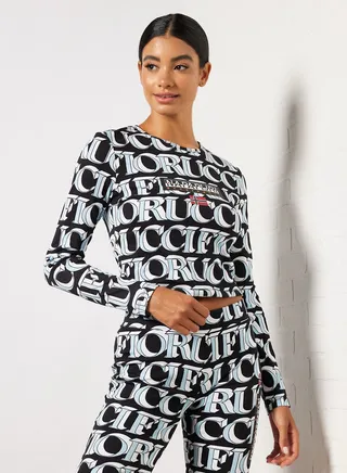 All-Over Print Crop T-Shirt 