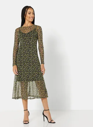 Ditsy Floral Dress Multicolour 