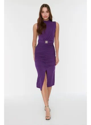 Dress - Purple - Bodycon 