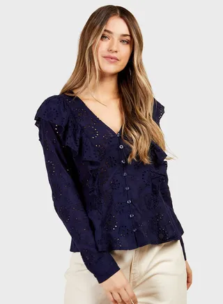 Frill Top by Vogue Williams 