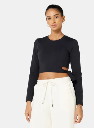 Side Tie Crop Top 