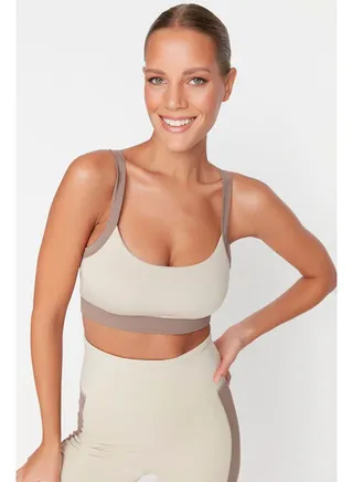 Woman Sports Bra Stone 