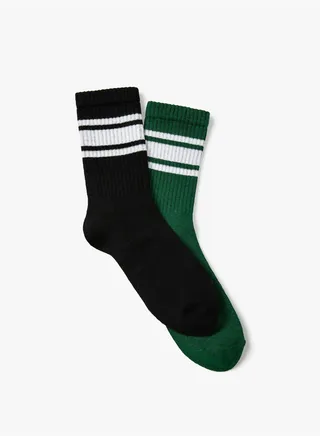 College Socks Set 2-Pack Multicolor