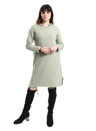 Wool women short dress 
