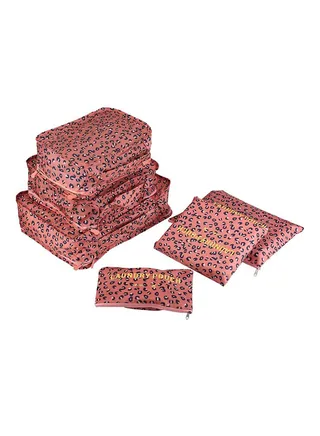 6-Piece Travel Storage Bag Set Multicolour 