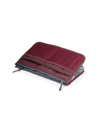 13 Pocket Hand Bag Organizer Wine Red 